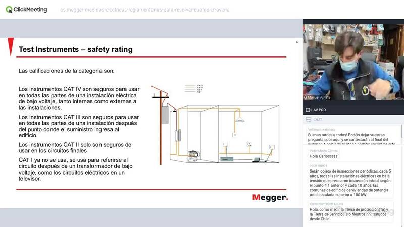 Megger - Medidas eléctricas reglamentarias para
